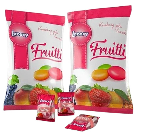 Confectionery Packaging Pouch - Plastic Material, Multi Color Print | Ideal for Sweet Treats, Durable and Versatile Packaging Solution