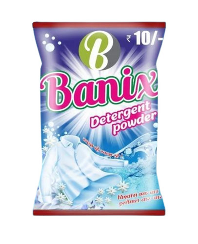 Detergent Powder Packaging Pouch - BOPP Material Multi Color Printed Design | Ideal for Detergent Storage and Presentation