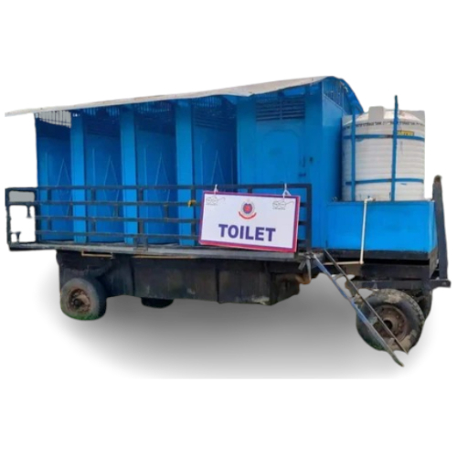 FRP 10 Seater Mobile Toilet Van