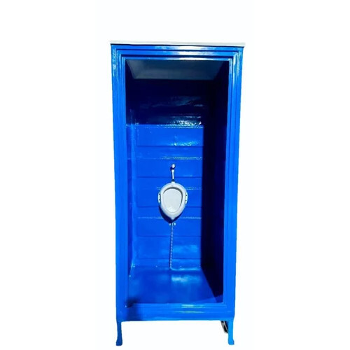 Frp Portable Gents Urinal Cabins - Color: Blue