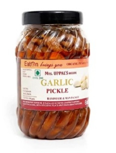 Garlic Pickle - Nominal Price Range, Long Shelf Life | Easy to Digest, Spicy Flavor, Quality Standard Tested, Conveniently Packaged Pieces