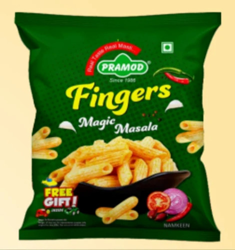 Magic Masala Fingers Snacks - 50 Gram Packet | Tasty, Healthy, Spicy Flavor, FSSAI Certified, 3 Months Shelf Life