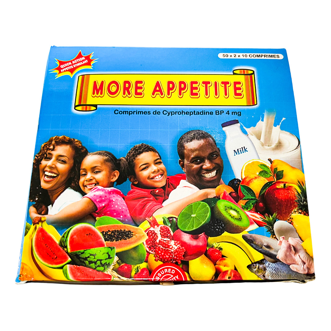 More Appetite comprimes de cyproheptadine