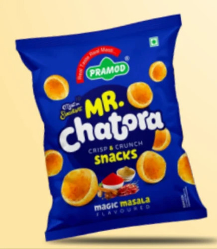 Mr Chatora Salted Snack - 50 Gram Packet, Spicy Taste, Tasty & Healthy, FSSAI Certified, Inflated Processing, 6 Months Shelf Life
