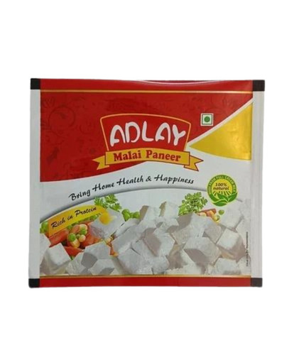 Paneer Packaging Pouch - Plastic, Multi Color | Printed Design for Enhanced Visibility and Freshness in Dairy Product Packaging