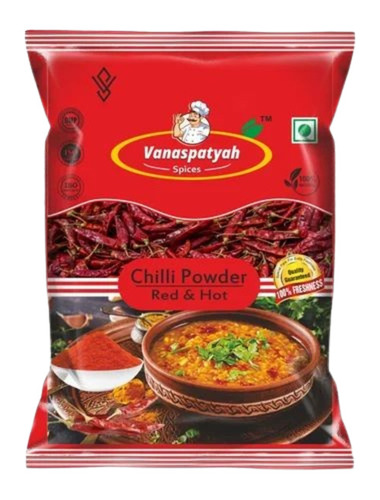 Red Chilli Powder Packaging Pouch - Plastic Material, Printed Pattern, Multi Color | Ideal for Storing and Dispensing Spices