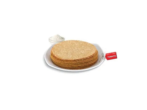 Round Tomato Khakhra - Crispy and Tasty Vegetarian Snack | Salty Flavor, Round Shape, Ideal for Any Occasion