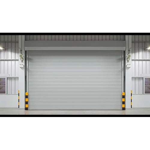 Security Rolling Shutters - Stainless Steel, 12 Feet Height, White and Silver - Eco Friendly, Easily Assembled, Motorized Surface Treatment