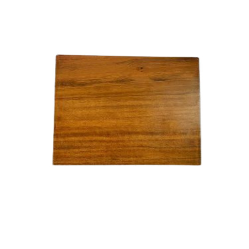 Square Wooden Chopping Board - Wooden Material, Medium Size, Brown Color | Ideal for Kitchen Use, Stylish Plain Design