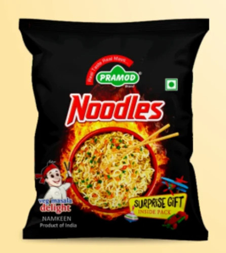 Veg Masala Noodle Fryums - 70 Gram Packet, Tasty & Spicy Snack | FSSAI Certified, Healthy Inflated Fryums with 6 Months Shelf Life