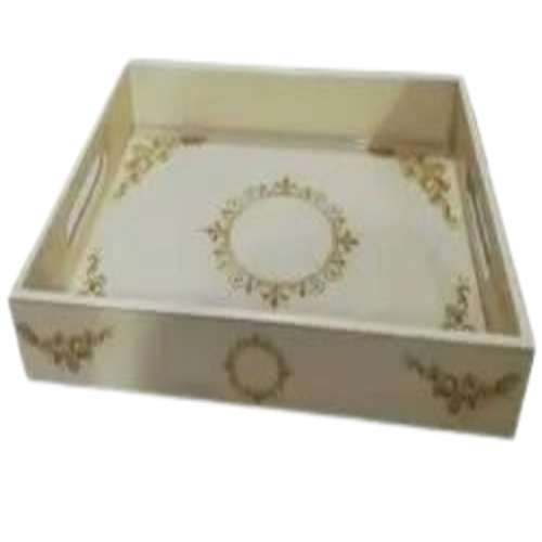 White Wooden Tray