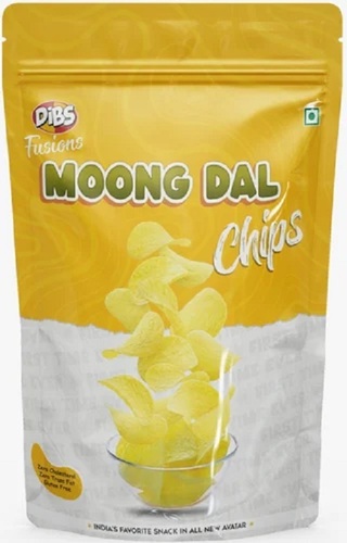 Dibs Fusions Moong Dal Crispy Chips - Vegetarian, Crispy, Flavor Processed | Salty Taste, Delicious Snack for Indulgent Moments