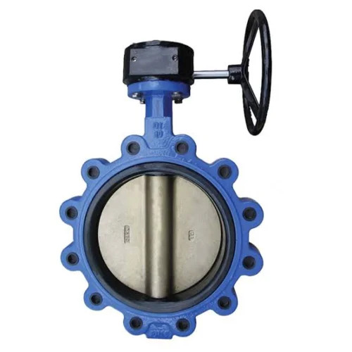 Gear Operated Lug Type Butterfly Valve - Color: Black