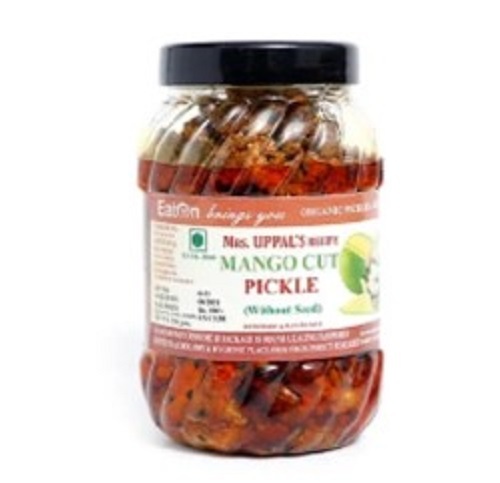 Mango Cut Pickle - Hygienically Packed, Long Shelf Life, Sour Taste | Easy to Digest, Quality Tested, Piece-Shaped Delicacy