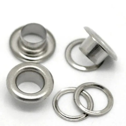 Metal Eyelets - Color: Silver