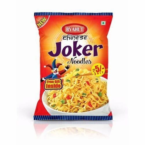 Noodles Packaging Pouch - Plastic Material, Multi Color Design | Durable Printed Pouch for Convenient Noodles Storage and Transport