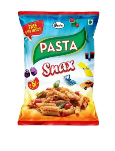Pasta Snacks Packaging Pouch - Plastic Material, Multi Color Printed Design | Ideal for Snacking Convenience and Eye-Catching Branding