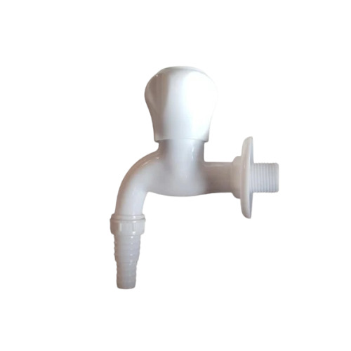 Pvc Nozzle Bib Cock - Plastic Material, Round Shape, Multicolor, Glossy Finish | Modern Wall Mounted Design for Bathroom Fittings