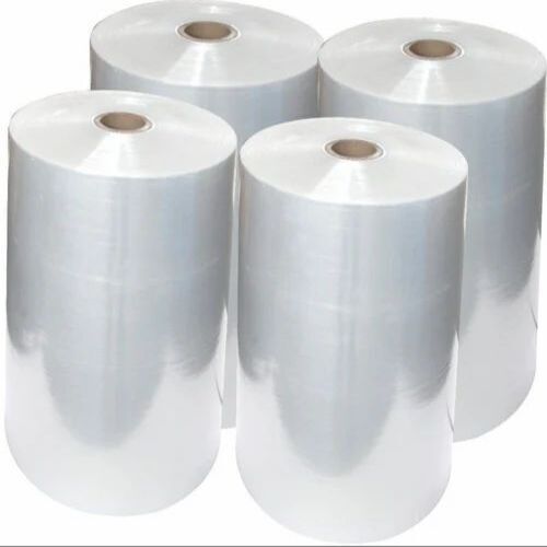 PVC Shrink Films - Transparent, 1000m Long x 6 Inch Wide Roll , Silver Steel Material with Customizable Size Options