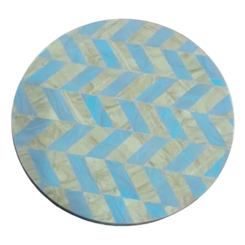 Wooden Coaster - Eco-Friendly, Handcrafted Round Design | Multicolor, Matte Finish, Plain Pattern