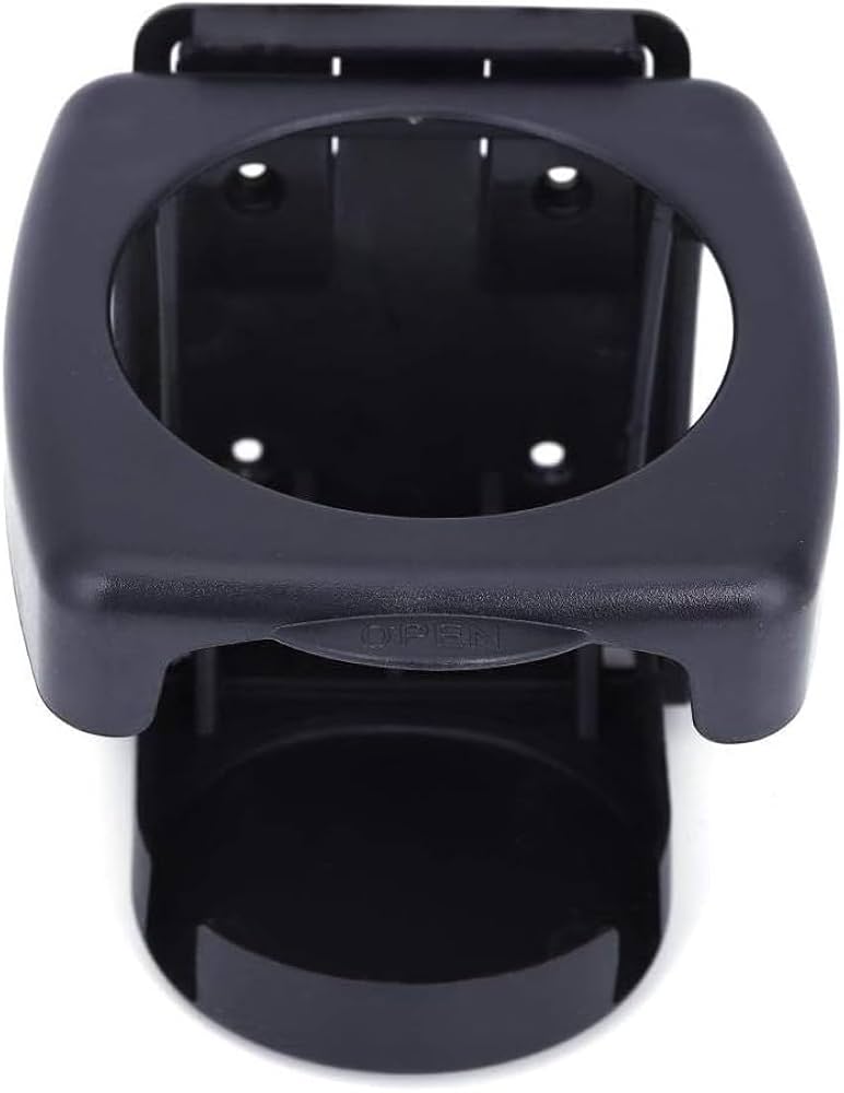 Adjustable Drink Cup Holder - Color: Black