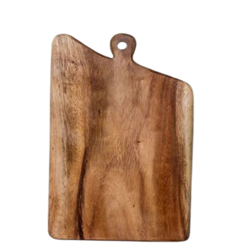 Rectangular Wooden Platter - Wooden, Medium Size, Brown Color | Polished Finish, Traditional Design for Home & Restaurant Use