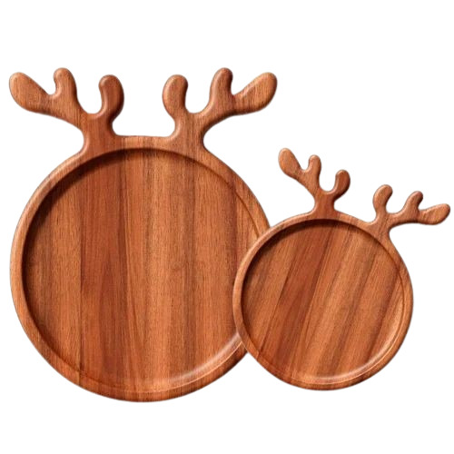 Round Wooden Platter