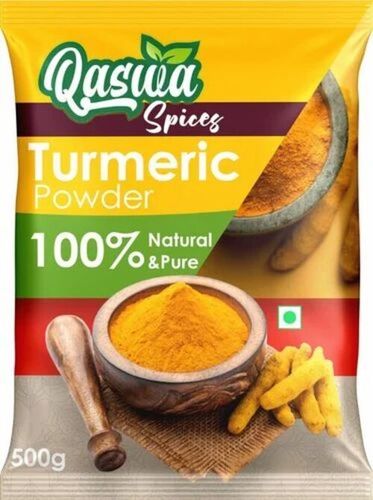 Turmeric Powder Packaging Pouch - Plastic Material, Multi Color Design | Printed Pattern for Enhanced Visual Appeal