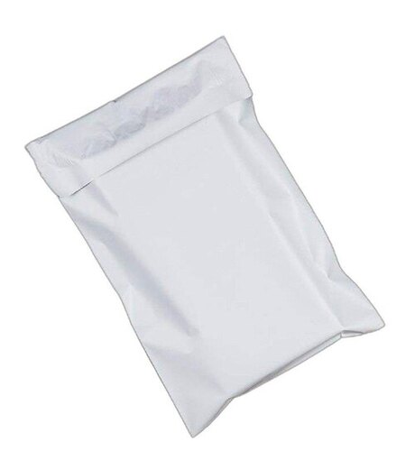 Easy Handling Plain Courier Bag - Color: White