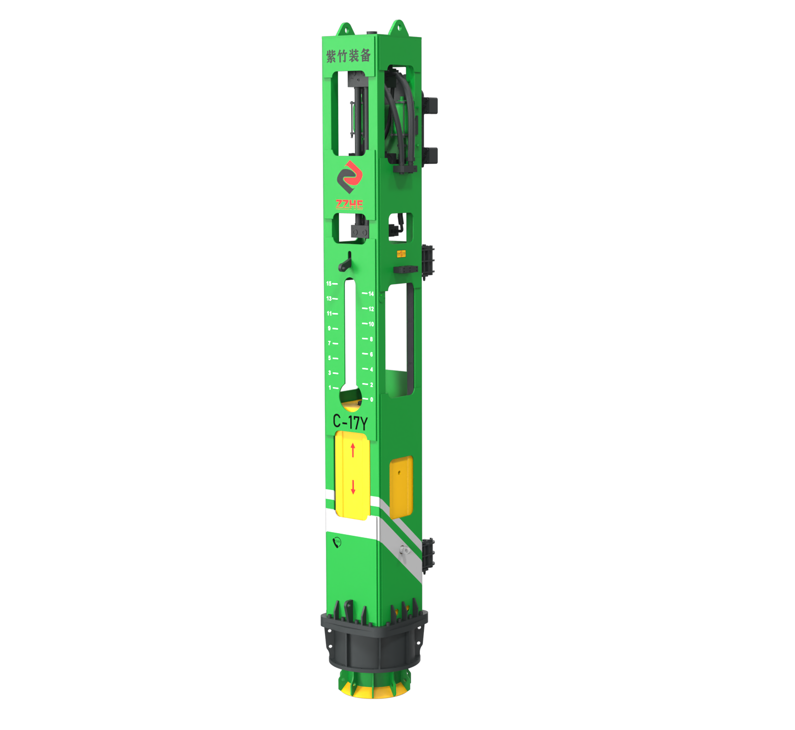 Hydraulic Impact Hammer C-18Y - Color: Green