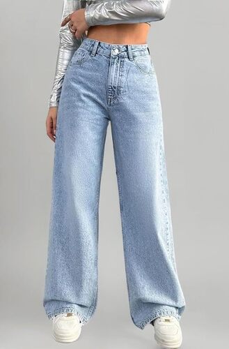 Ladies Denim Jeans - Ultra Low Rise Skinny Fit, Casual Wear | Breathable, Washable, Plain Pattern, Regular Fit