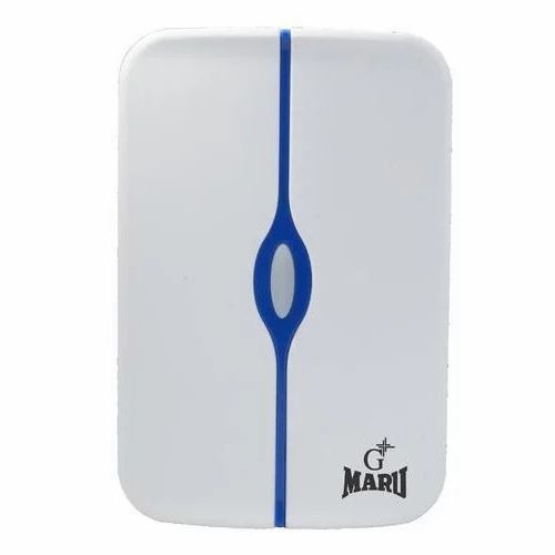 Wireless Door Bell - ABS Material, White Color | Remote Control, Selectable Melodies, Volume Control, Flashing Light, Rugged Design, Long-Lasting Performance