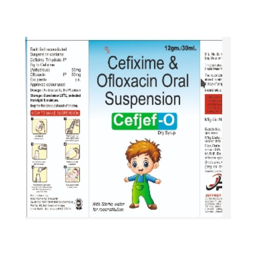 Cefixime And Ofloxacin Oral Suspension