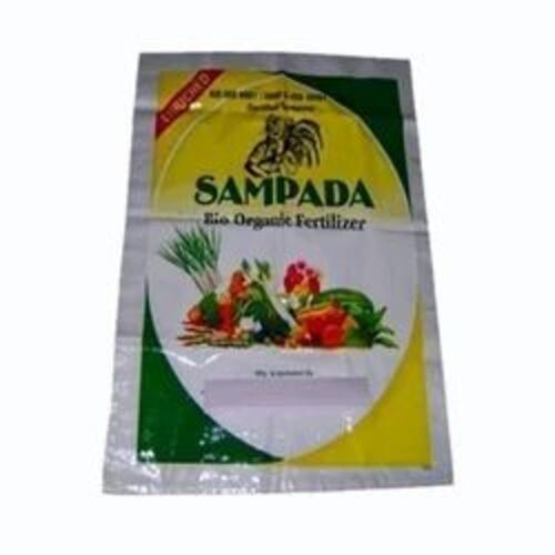 Fertilizer Packaging Bag - HDPE, 5 Kg Capacity, Multi Color Matte/Glossy Finish | Roto Gravure Printed Design
