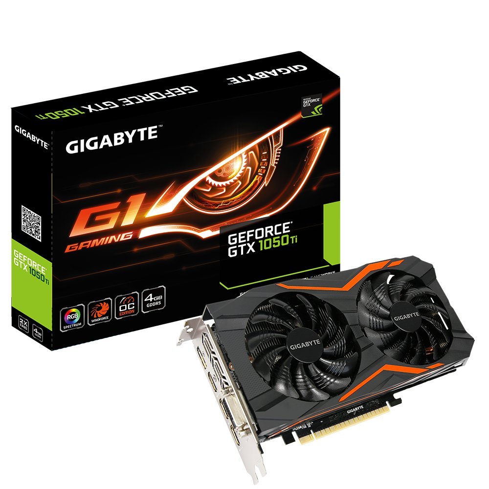 Gigabyte Geforce Gtx 1050 Ti G1 Gaming 4Gb Graphics Card - Application: Computer