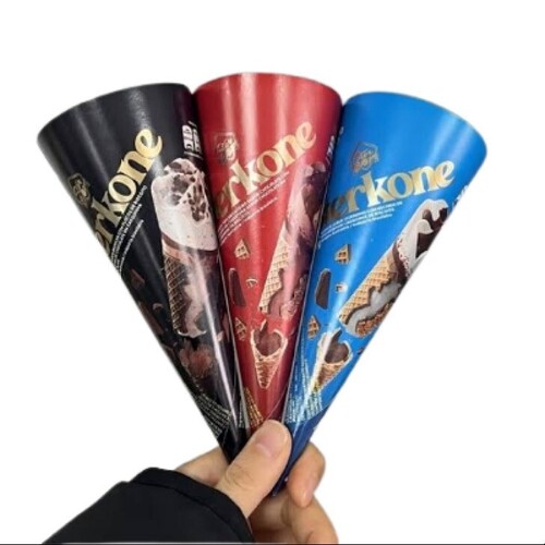 Ice Cream Cone Sleeve 100ml - Tear Resistant Packaging Various Colors | Keeps Ice Cream Fresh for Extended Hours Tested for Quality Standards