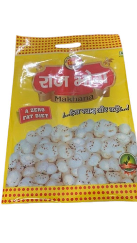 Makhana Packaging Pouch - PP Polypropylene, 8x12 Inches, Multi Color | Standup Pouch with Double Layer Lamination, Glossy Finish, Heat Sealed Closure