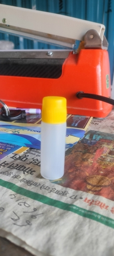 Plastic Bottle - Color: White