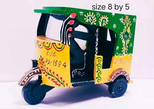 Wooden Auto Rickshaw