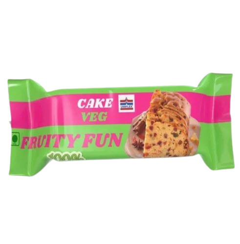Cake Packaging Pouch - LDPE Material, Center Sealed Design, Multi-Layer Lamination, Glossy Finish, Heat Sealed Closure | Multi-Color Printed Pattern