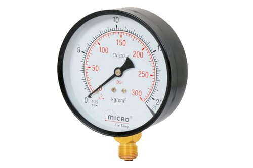 Commercial Pressure Gauge - Color: Grey