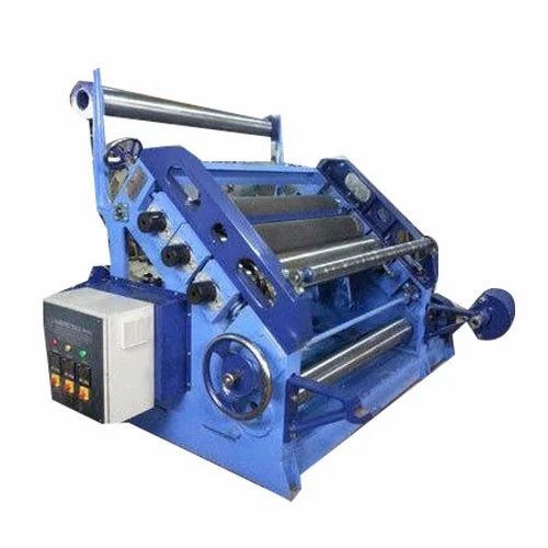 Corrugated Box Machine - Color: Blue