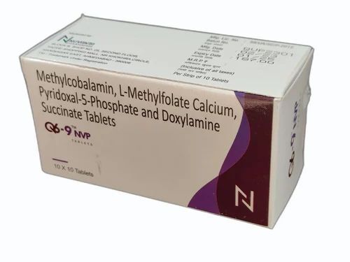 Methylocbalamin, L-methylfolate Calcium, Pyridoxal-5 Phosphate And Doxylamine Succinate Tablets By Nuvanta Life Sciences Private Limited