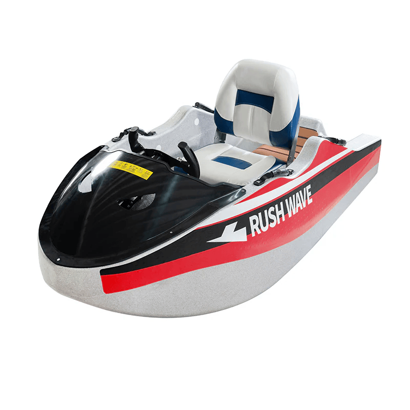 RUSH WAVE Electric Go Kart Boat 15KW Mini Jet Boat