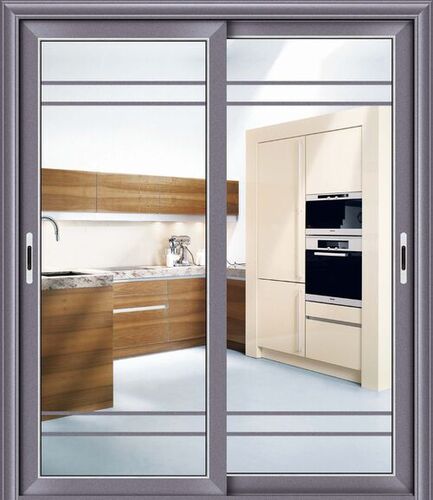 Vertical Aluminium Windows - Color: Silver