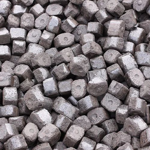 White Coal Cube - Shape: Briquette