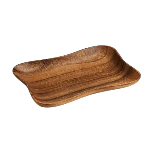 Wooden Brown Serving Tray