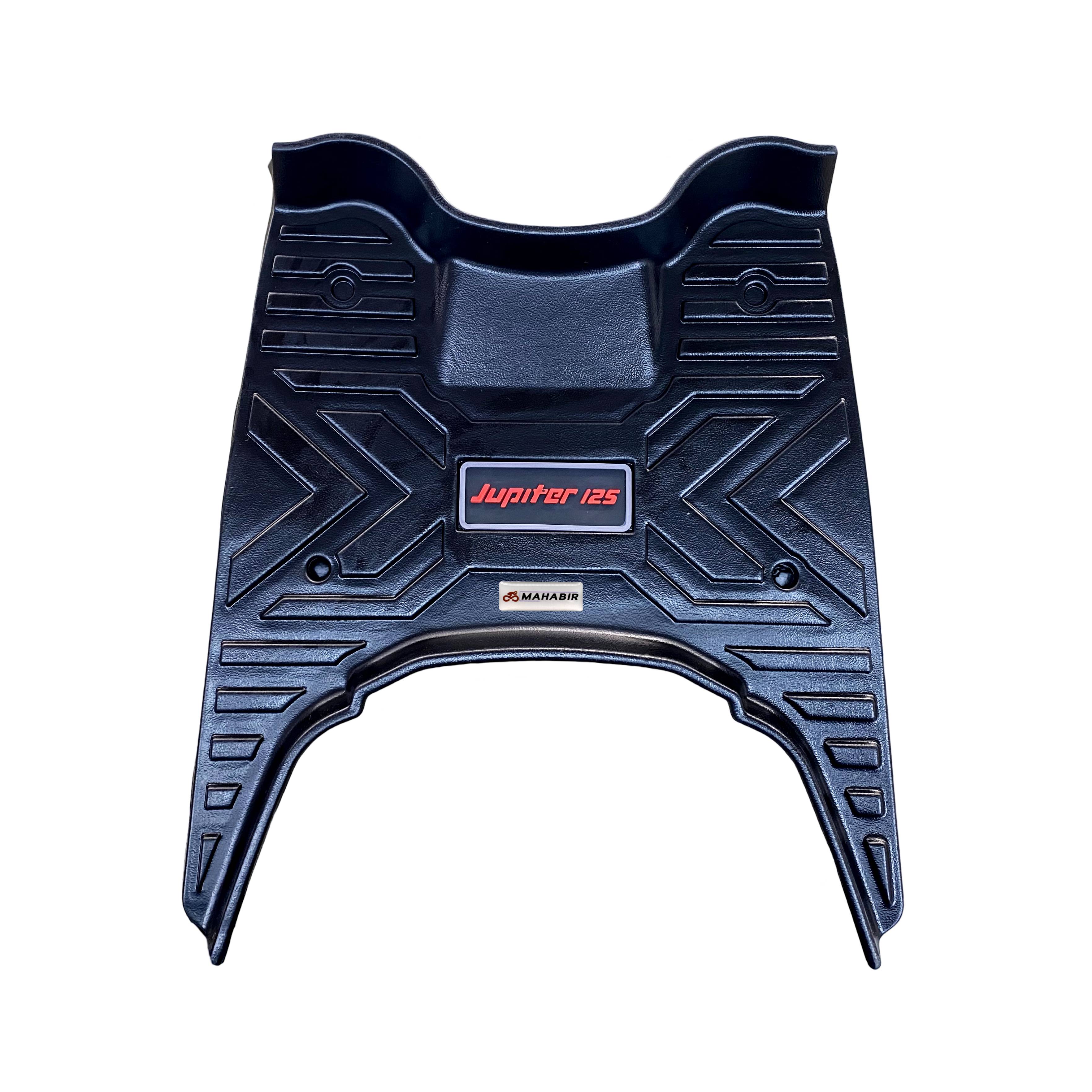 7D Footmat/Floormat Compatible for Jupiter 125 Scooter (Black)