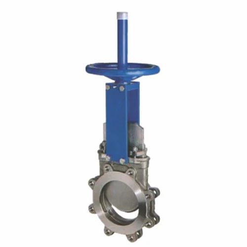 Cast Iron Knife Gate Valve - Color: Silver