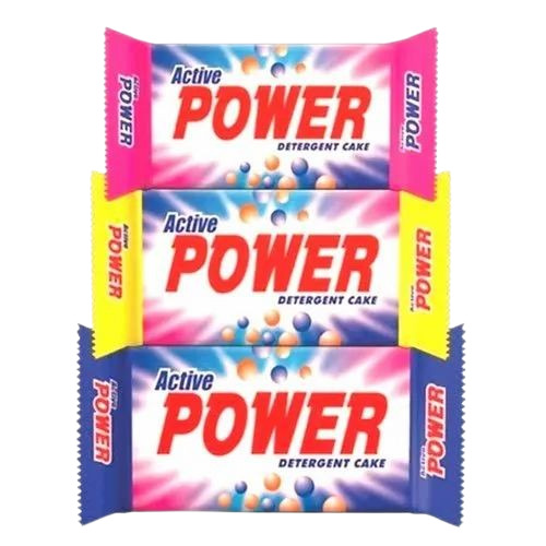 Detergent Cake Packaging Pouch - Plastic Material, Multi-Color Design | Printed with Rotogravure Technique, Heat Seal Closure